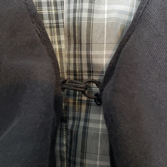 Luii Black Vest with Ruffle Dark Academia Style - Picture 2 of 6